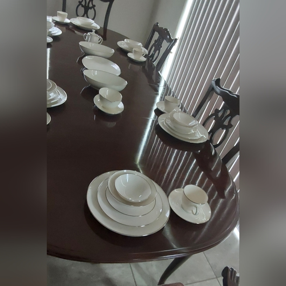 Noritake Ivory China Ambrosia 7567 Complete Table of 48 Pieces ( 72 Hours Sales) - Picture 3 of 4